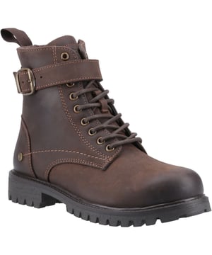 Discover new-season style with the Wanda Boot - a real leather ankle boot crafted with warm shearling lining, memory foam insole, lace fastening, and Weather Smart water resistant protection. Seriously cosy, it's designed for all-day comfort!