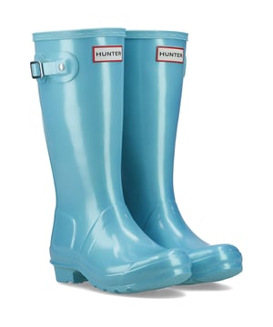 This specialised kid's welly features a vulcanised natural rubber construction highly resistant to wear and abrasion. The Hunter Original tread and a comfy polyester lining, you can let your little explorers take on the elements whatever the weather.