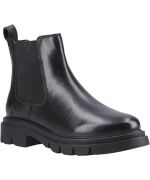 Ein klassischer Chelsea Stiefel mit aktuellen klobigen Details, sowie einem gemütlichen Textilfutter und einem Memory-Foam-Interieur, damit du bequem, warm und toll aussiehst, wenn du unterwegs bist.