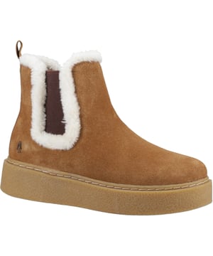 De Bella is een schattige en gezellige winter chelsea boot met een plateauzool, fleece voering voor warmte en een memory foam binnenzool voor dagelijks comfort