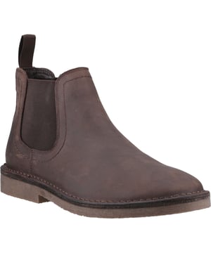 Een klassieke desertstijl laars met een dubbele elastische inzet; de Samuel Boot is vervaardigd met een zorgeloze waterafstotende leren bovenkant en een flexibele, maar lichte zool. Het ademende textiel en de sokvoering houden de drager droog en comfortabel.