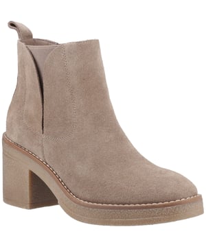 Say hello to effortless style with the Felicia Boot! Crafted from real suede, this ankle boot boasts a cosy fleece lining, block heel, and WorryFree water repellent protection - perfect for all-day wear. Walk more and worry less in style.
