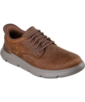 De klassieke, relaxte stijl en moeiteloze comfort komen samen in de Hands Free Slip-ins: Garza - Duran. Ontworpen met Skechers exclusieve Heel Pillow, biedt deze vetersloze stijl een Air-Cooled Memory Foam inlegzool en Memory Arch voor extra ondersteuning.