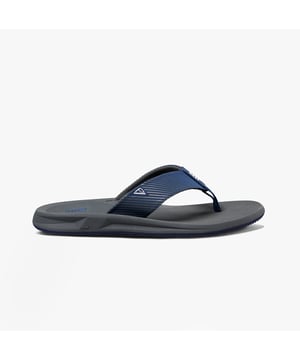These men's flip-flops feature a synthetic upper, EVA lining, and rubber sole for comfort and lightweight wear, ideal for casual occasions