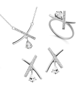 Set Orphelia: Ketting + Oorbellen + Ring in Zilver is gemaakt van de hoogste kwaliteit allergievrij 925 Sterling Zilver. De Orphelia 'Charlotte' Dames 925 Sterling Zilver Set: Ketting + Oorbellen + Ring - Zilver SET-7580/W wordt geleverd in een prachtige geschenkdoos en heeft een garantie van twee jaar - het perfecte cadeau om jezelf of een geliefde te verwennen.