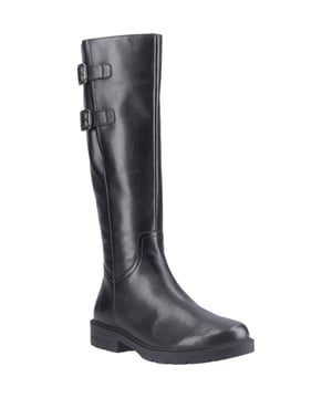 De Tallulah Boot mengt elegantie met comfort - vervaardigd uit hoogwaardig leer met een verstelbare kuitbreedte sluiting en een inlegzool van traagschuim. Perfect ontworpen voor de hele dag draagcomfort, bieden deze lange laarzen stijlvolle veelzijdigheid en comfort.