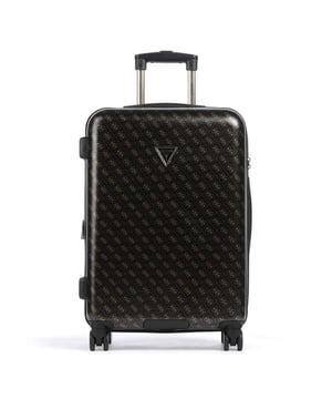 Koffer Guess Jesco 4 Herren Schwarz Synthetik. Authentisches Gepäck der Marke Guess - Streetwear/Sportswear Design von Guess - Mode für Männer, perfekt für den Alltag - Schwarzer Guess Koffer, der sich ideal mit dem Rest Ihrer Garderobe kombiniert - Angenehmes synthetisches Material - klassisch - Jesco 4 - 44 x 64 x 26.