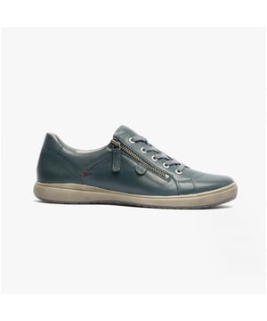 Estas zapatillas de cuero para mujer cuentan con un diseño transpirable y cómodo, con punta redonda, cierre de cordones y un corte bajo, ideales para el uso diario y actividades cotidianas.