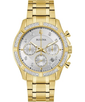 Dit Bulova Heren horloge beschikt over een Quartz binnenwerk. De kast (42 mm mm) is vervaardigd uit RVS (Goudkleurig) en heeft een Mineraalglas. De band is Goudkleurig RVS. Dit horloge uit de Bulova Sutton reeks is een mooi en tijdloos geschenk. Verras jezelf of iemand anders met dit cadeau. Bovendien geniet u hierbij van 2 jaar garantie tegen alle fabricagefouten.