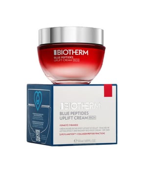 Biotherm Blue Peptides Uplift Rich Firming Cream 50 ml is a cream that can be used daily to restore elasticity, radiance and tone to your skin. This moisturizing cream, ideal for dry skin, leaves an ultra-comfortable finish.

It's enriched with a combination of collagen peptide fractions and Life Plankton to help boost firmness, offering a targeted solution for firming skin and fighting the signs of skin aging.

Subtly dewy, it instantly illuminates the skin.
Contours appear redefined, the complexion visibly younger, and skin looks lifted.
