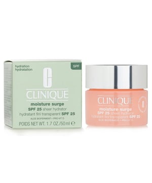 Deeply hydrates. 
Our daily SPF moisturiser for face with SPF 25 delivers the hydration you love from Moisture Surge™, plus sheer sun protection.
This cloud-like cream with Hyaluronic Acid + Aloe Vera Bioferment Complex and provitamin D penetrates deep into skin's surface for all-day hydration.  
Leaves skin hydrated and glowing not shiny.

SPF protects against UV rays.  
It helps keep the sun's glow from dulling yours.  
Protecting your skin against UV rays has many benefits. Did you know UV exposure can: 
exacerbate existing dark spots and trigger new ones
speed up visible signs of ageing
interfere with skin's natural turnover for more noticeable pores
lead to irritation, which can leave skin looking tired.
 
Sheer SPF for all skin tones even for deep skin tones
Looks opaque going on, blends in sheer. Without a white cast, residue, or stickiness.

Preps for makeup.
Lightweight moisturiser with SPF provides a smooth canvas for makeup application.


Formula Facts-
Dermatologist tested
Safe for sensitive skin
Allergy tested
Fragrance free
Non-comedogenic
Non-greasy

Free Of-
Fragrance
Oil
Drying alcohol

How To Use-
The formula looks opaque going on, so you can see where you apply it.
Start in the centre, applying at the highest points, where the sun hits first.
Pat or massage outward, covering your entire face. Pat or massage in until fully sheer.