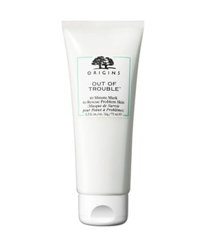 When skin is too-slick or more pressing problems start to pop up, Origins is here to keep skin Out Of Trouble. Super-absorbent Zinc Oxide and Sulfur plus calming Camphor rapidly soak up oily-shine, slough off dead cells and sweep away debris. Together they steer skin clear of slippery situations, refine rough texture and pull the plug on troublemakers to help prevent potential outbursts.

How to use- 
Spread a layer over makeup-free face, avoiding eye area. Leave on for 10 minutes. Rinse. Can be used once a week, or more as needed. Follow with serum.