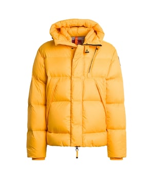 The Parajumpers Cloud Yellow Down Jacket combines vibrant style with exceptional warmth, making it an essential addition to any man's winter wardrobe. Crafted with high-quality down insulation, this jacket offers superior protection against cold weather while remaining lightweight and comfortable. Its striking yellow hue adds a bold, energetic touch to your outdoor look, ensuring you stand out even on the dullest days. Designed for durability and functionality, the jacket features practical details that enhance wearability without compromising on style. Stay warm, confident, and effortlessly stylish with the Parajumpers Cloud Yellow Down Jacket. 100% Polyamide