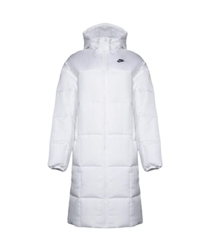 Experience the perfect blend of style and functionality with the Nike White Long Jacket. Crafted from a durable mix of 58% polyester and 42% nylon, this full-length jacket offers reliable protection and comfort. Featuring a full zip and button fastening, it ensures a secure fit while the elasticated cuffs keep out the cold. Practicality meets design with two front zip pockets and an inside buttoned pocket, ideal for keeping your essentials safe. The subtle Nike logo on the neck adds a touch of sporty elegance, making this jacket a versatile choice for any wardrobe. Made in Vietnam with quality you can trust