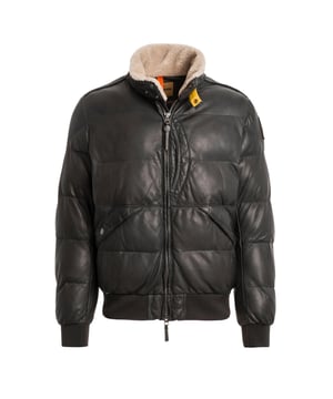 Experience unmatched style and durability with the Parajumpers Alf Leather Phantom Dark Grey Jacket. Crafted from 100% premium lambskin leather, this men's jacket offers a soft yet robust feel, ensuring long-lasting comfort and protection. Its sleek dark grey finish adds a modern edge to any outfit, making it perfect for both casual and refined looks. Designed in India with meticulous attention to detail, the jacket combines classic craftsmanship with contemporary design. Elevate your wardrobe with this versatile piece that promises to keep you warm while enhancing your style effortlessly