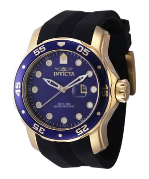 The Mens Pro Diver Watch IN-45737 from Invicta is a great example of why the Invicta range has become so popular. Suitable for most occasions/pursuits its hard to find a reason why the Mens Pro Diver Watch IN-45737 shouldn't be high up on your shopping list. The Mens Pro Diver Watch IN-45737 makes a wonderful gift.  Dimensions (cm): 10x10x5