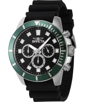 Invicta is a hugely popular range, and when you look at the Mens Pro Diver Watch IN-46078 in more detail it becomes very clear why. Attention to detail and high quality materials are used throughout making the Mens Pro Diver WatchIN-46078 a watch you can show off with glee.  Dimensions (cm): 10x10x5
