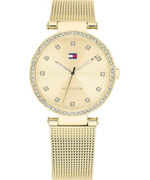 Tommy Hilfiger 1782507 - Damenuhr Quarz aus Edelstahl&bull; Material: Edelstahl&bull; Glas: Mineral&bull; Armband: Edelstahl&bull; Farbe: Gold&bull; Wasserbeständigkeit: 0 m (0 ATM)&bull; Geh&auml;usegr&ouml;&szlig;e: 32 mm