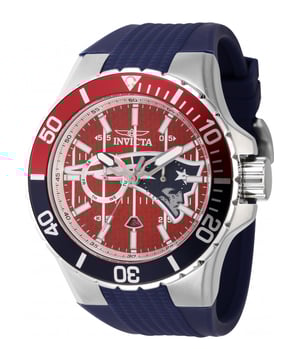 Invicta is a hugely popular range, and when you look at the Mens NFL Watch IN-45406 in more detail it becomes very clear why. Attention to detail and high quality materials are used throughout making the Mens NFL WatchIN-45406 a watch you can show off with glee.  Dimensions (cm): 10x10x5