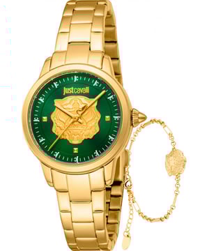 De Dames Dolce Horloge en Armband Geschenkset JC1L334M0065 van Just Cavalli is een geweldig voorbeeld van waarom het Just Cavalli-assortiment zo populair is geworden. Geschikt voor de meeste gelegenheden/activiteiten, is het moeilijk te vinden waarom de Dames Dolce Horloge en Armband Geschenkset JC1L334M0065 niet bovenaan uw boodschappenlijst zou moeten staan. De Dames Dolce Horloge en Armband Geschenkset JC1L334M0065 is een prachtig cadeau. Afmetingen (cm): 10x10x5