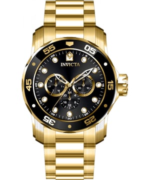 The Mens Pro Diver Watch IN-45726 from Invicta is a great example of why the Invicta range has become so popular. Suitable for most occasions/pursuits its hard to find a reason why the Mens Pro Diver Watch IN-45726 shouldn't be high up on your shopping list. The Mens Pro Diver Watch IN-45726 makes a wonderful gift.  Dimensions (cm): 10x10x5