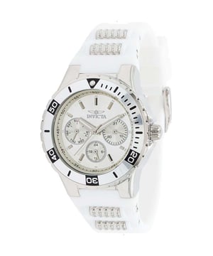 The Ladies Aviator Watch IN-37315 from Invicta is a great example of why the Invicta range has become so popular. Suitable for most occasions/pursuits it's hard to find a reason why the Ladies Aviator Watch IN-37315 shouldn't be high up on your shopping list. Of course the Invicta Ladies Aviator Watch comes in it's original packaging, making it an ideal gift.  Dimensions (cm): 10x10x5