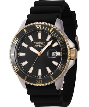Practical, hardwearing and reliable watches from Invicta. This Mens Pro Diver Watch IN-46132 has all the Invicta traits, a sublime meticulously crafted timepiece for all occasions. And like all watches from us, you can buy with complete confidence knowing we are official Invicta dealers so your Mens Pro Diver Watch IN-46132 will arrive with a full manufacturer backed warranty and all documents.  Dimensions (cm): 10x10x5