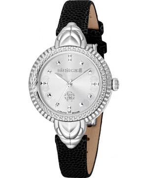 Functioneel en draagbaar, deze Dames Franck Muller Horloge RV1L203L0011 van Roberto Cavalli blijft jarenlang onvermoeibaar om je pols tikken. De Dames Franck Muller Horloge RV1L203L0011 is het perfecte cadeau. Afmetingen (cm): 10x10x5