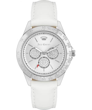 The Ladies Watch JC1221SVWT from Juicy Couture is a great example of why the Juicy Couture range has become so popular. Suitable for most occasions/pursuits its hard to find a reason why the Ladies Watch JC1221SVWT shouldn't be high up on your shopping list. The Ladies Watch JC1221SVWT makes a wonderful gift.  Dimensions (cm): 10x10x5