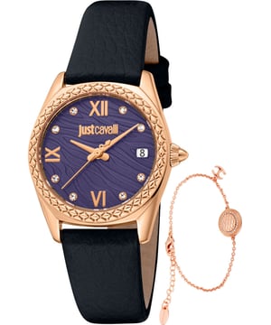 Zoals we gewend zijn van een fabrikant die zo hoog aangeschreven staat als Just Cavalli, ontvang je een horloge dat de tand des tijds zal doorstaan. Alle Just Cavalli horloges zijn vervaardigd met sterke en duurzame onderdelen, zodat je gloednieuwe JC1L312L0035 Dameshorloge en Armband Geschenkset nog vele jaren om je pols blijft tikken. Afmetingen (cm): 10x10x5