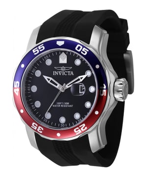As we have come to expect from a manufacturer as highly regarded as Invicta, you get a watch that will last the test of time. All Invicta watches have been manufactured using strong and durable parts to keep your brand new  IN-45735 Mens Pro Diver Watch ticking away on your wrist for many years to come.  Dimensions (cm): 10x10x5