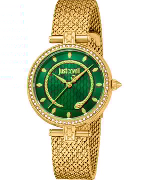 Zoals we van een fabrikant met zo'n hoge reputatie als Just Cavalli mogen verwachten, krijg je een horloge dat de tand des tijds zal doorstaan. Alle Just Cavalli-horloges zijn vervaardigd met sterke en duurzame onderdelen, zodat je gloednieuwe JC1L240M0035 Dames Glam Chic Horloge jarenlang om je pols blijft tikken. Afmetingen (cm): 10x10x5