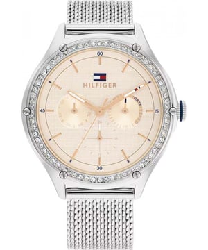 Tommy Hilfiger 1782654 - Reloj para mujer cuarzo acero inoxidable&bull; material: acero inoxidable&bull; cristal: min&egrave;ral&bull; pulsera: acero inoxidable&bull; correa: gris&bull; resistencia al agua: 0 m (0 ATM)&bull; tama&ntilde;o de la caja: 40 mm