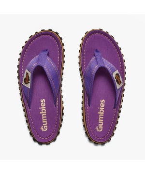 Unisex flip-flops crafted from recycled cotton canvas and rubber offer comfort and lightweight wear. Designed with a toe post and slip-on style for casual, everyday use