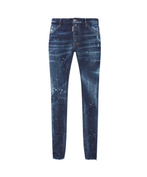 Dsquared2 Cool Guy Jean Navy Blue Denim Pants combine classic style with modern comfort. Crafted from 99% cotton and 1% elastane, these jeans offer a soft, breathable feel with just the right amount of stretch for ease of movement. The deep navy blue wash adds a versatile, timeless look that pairs effortlessly with any outfit. Designed for men who appreciate quality and style, these jeans provide a flattering fit that enhances your silhouette while ensuring all-day comfort. Elevate your wardrobe with these durable, stylish denim pants that are perfect for both casual and smart-casual occasions