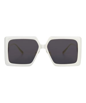 Elevate your style with the Dior DiorSolar sunglasses, featuring a chic ivory frame paired with dark grey lenses. Designed for women who appreciate luxury and sophistication, these sunglasses offer both timeless elegance and superior eye protection. The sleek design complements any outfit, making them perfect for everyday wear or special occasions. Experience comfort and confidence while shielding your eyes from harmful rays with these high-quality Dior sunglasses. Make a bold fashion statement and enjoy lasting durability with this exquisite accessory. Made In Italy 100% Plastic