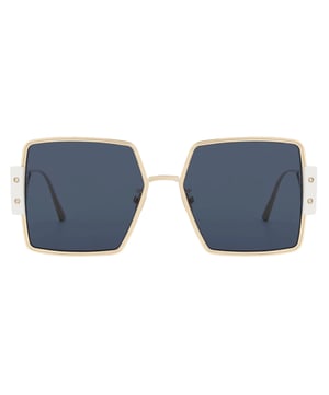 Elevate your style with the Dior 30Montaigne sunglasses, featuring a sophisticated ivory frame paired with striking blue lenses. Designed for women who appreciate luxury and elegance, these sunglasses offer both timeless fashion and reliable eye protection. The unique color combination enhances any outfit, making them perfect for sunny days or adding a chic touch to your look. Crafted with Dior's signature attention to detail, these sunglasses promise comfort and durability while making a bold statement wherever you go. Experience the perfect blend of classic design and modern flair with the Dior 30Montaigne.Made In Italy 100% Metal