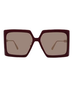 Elevate your style with the Dior DiorSolar sunglasses, featuring a rich burgundy frame paired with elegant Bordeaux lenses. Designed for women who appreciate luxury and sophistication, these sunglasses offer both striking aesthetics and reliable sun protection. The bold color combination enhances any outfit, making them perfect for daytime outings or special occasions. Crafted with Dior's signature attention to detail, these sunglasses provide a comfortable fit and timeless appeal, ensuring you look effortlessly chic while shielding your eyes from harmful rays. Make a statement with Dior's exquisite blend of fashion and function. Made In Italy 100% Plastic