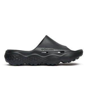 The Columbia Sportswear Thrive slides deliver effortless comfort for men seeking reliable everyday footwear. Crafted with durable rubber construction throughout, these black sandals provide excellent grip and long-lasting performance whether you're poolside, at the gym, or running quick errands. The streamlined design ensures easy slip-on convenience while maintaining Columbia's trusted quality standards. Perfect for active lifestyles demanding both functionality and comfort in a versatile slide silhouette.