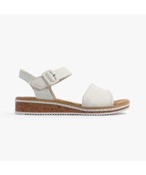 These women's open-toe wedge sandals feature a synthetic upper, breathable lining, and a RIRICON sole for comfort. Ideal for casual wear with a relaxed fit