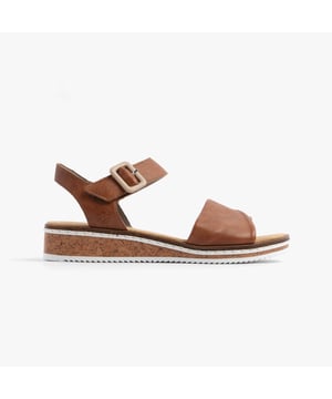 These women's open-toe wedge sandals feature a synthetic upper, breathable lining, and a RIRICON sole for comfort and casual wear