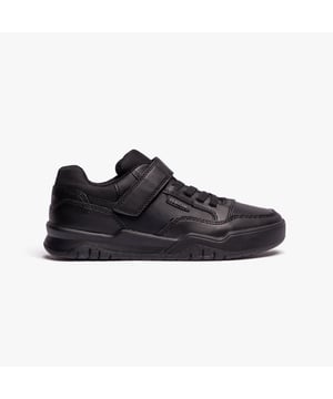 These boys' school shoes feature a synthetic upper, textile lining, and rubber sole for durability. With a lace-up closure and round toe, they provide comfortable, everyday wear