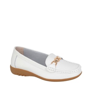 Elevate your everyday footwear with these Boulevard Saddle Loafers, designed for both comfort and style. Crafted with a durable action leather upper, these loafers offer a polished look suitable for any occasion. The extra-wide fit ensures ample room for your feet, while the slip-on design adds convenience to your daily routine. A sleek buckle detail enhances their classic charm, making them a versatile choice for casual and semi-formal wear.
 - Action leather upper 
 - Extra Wide fit (EEE)
 - Slip on design 
 - Buckle detailing 
 - PU sock lining 
 - Durable rubber outsole