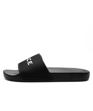 Step into comfort and style with these Nicce Visor Men's Sliders. Designed with a sleek comfort upper and smooth synthetic lining, these sliders offer a lightweight feel and a secure fit. 
 The contoured footbed ensures all-day support, making them perfect for lounging or casual outings. Finished with bold Nicce branding and set on a durable outsole for reliable traction, these sliders combine function and fashion effortlessly.
 
 - Synthetic upper
 - Contoured footbed
 - Synthetic lining
 - Slip On wear
 - Durable outsole
 - Nicce branding