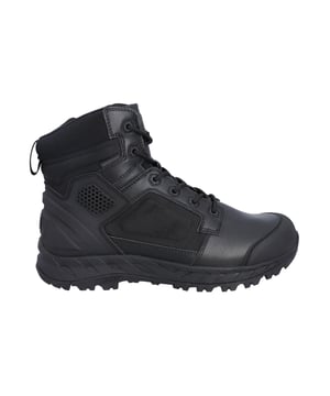 Engineered for ultimate performance and comfort, the Magnum Spider Exo 6.0 WP SZ is a mid-cut waterproof uniform boot built to handle the toughest demands. Designed with a rugged MICHELIN high-traction outsole, it offers exceptional grip and slip resistance on all surfaces.
 A waterproof full-grain leather upper combined with recycled breathable mesh panels keeps feet dry and ventilated, while a fast-wicking lining enhances moisture control. The abrasion-resistant rubber scuff cap adds durability in high-wear areas, and the external heel support provides enhanced stability during intense activity.
 Inside, the boot features a compression-molded RECOIL midsole for superior energy return and cushioning, and the M-P.A.C.T Response insole delivers maximum shock absorption and comfort. Added features like the M-P.A.C.T. ankle impact protection, padded collar, lace pocket, and convenient side zip entry make these boots a top choice for professionals needing protection, performance, and all-day wearability.

-Mid-cut waterproof uniform boot for demanding conditions
- MICHELIN high-traction outsole for superior grip and slip resistance
- Waterproof full-grain leather with breathable recycled mesh panels
- Fast-wicking lining for moisture control
- Abrasion-resistant rubber scuff cap for added durability
- External heel support for enhanced stability
- RECOIL midsole for energy return and cushioning
- M-P.A.C.T Response insole for shock absorption and comfort
- Ankle impact protection and padded collar
- Lace pocket and convenient side zip for easy on/off
- Magnum branding
