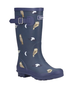 Sagen Sie hallo zu unserer Woodland Welly-Kollektion! Mit aufwendigen handgezeichneten Illustrationen, die exklusiv für Cotswold Shoes sind. Mit all Ihren Lieblings-Waldtier-Freunden, von Rehen über Eulen bis hin zu Eichhörnchen. Es gibt einen Gummistiefel für jeden!