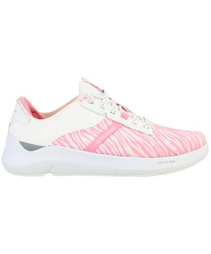 The Cole Haan ZERØGRAND Winter Women's Pink Tennis Shoes are the perfect combination of style, comfort, and functionality, designed to keep your feet comfortable and supported during cooler weather. These tennis shoes offer the perfect balance of sleek, athletic design and innovative technology, making them ideal for everyday wear, whether you're out for a walk, running errands, or enjoying a casual day out.
Key features:
Premium Leather and Textile Upper: 

The ZERØGRAND Winter Tennis Shoes feature a high-quality mix of leather and textile materials, providing a stylish, durable, and breathable upper. The material ensures comfort while adding a sophisticated look to your athletic footwear.

Grand.OS Technology: 

Featuring Cole Haan's Grand.OS Technology, these shoes are designed to provide all-day comfort. With lightweight cushioning and energy-returning materials, they provide superior flexibility, support, and comfort with each step, helping to reduce foot fatigue during extended wear.

Warm Lining: 

Specifically designed for colder weather, the ZERØGRAND Winter Tennis Shoes have a cozy, insulated lining to help keep your feet warm without sacrificing breathability. This makes them perfect for chilly days when you need both style and warmth.

Breathable and Flexible Design: 

The shoes have a breathable lining and a flexible construction that adapts to your foot, ensuring a custom-like fit. The flexible material promotes natural movement, making these shoes ideal for active wear.

Durable Rubber Outsole: 

The rubber outsole provides excellent traction, offering a stable grip on a variety of surfaces. This durability ensures long-lasting wear, making them perfect for outdoor activities, whether you're walking around the city or exploring the outdoors.

The Cole Haan ZERØGRAND Winter Women's Pink Tennis Shoes are an excellent choice for women who want a stylish, comfortable, and warm athletic shoe. With their innovative design, cozy lining, and modern look, these shoes offer the perfect combination of function and fashion, making them ideal for your winter activities or everyday wear.