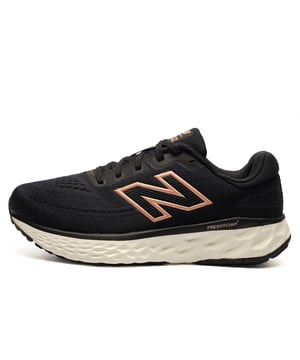 NEW IN  2025 MODEL & COLOUR
 These New Balance Fresh Foam Evoz v4 women's Running Shoes offer an unparalleled fusion of comfort, stability, and responsiveness, making them the ideal companion for runners of all levels. Whether you're a seasoned marathoner or just beginning your running journey, these shoes provide the perfect balance of cushioning and support to enhance every stride.
 At the heart of the Evoz v4 is New Balances Fresh Foam midsole cushioning technology, engineered to deliver an ultra-soft, cloud-like feel while maintaining the responsiveness needed for a smooth, efficient ride. The plush cushioning absorbs impact effortlessly, reducing strain on your feet and joints, so you can go the extra mile with confidence.
 NEW IN  2025 MODEL & COLOUR
 - Textile / synthetic upper
 - Fresh Foam cushioned midsole
 - Lace closure
 - Soft padded heel & ankle collar
 - Durable outsole
 - Comfort cushioned insole
 - New Balance branding