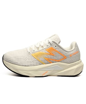 NEW IN  2025 MODEL & COLOUR
 The New Balance FuelCell Propel v5 women's Running Shoes are engineered for runners who demand both comfort and performance in every stride. Built with energy return and cushioning as top priorities, this versatile running shoe is designed to accommodate a wide range of running styles, making it an excellent choice for seasoned athletes.
 At the heart of the FuelCell Propel v5 is New Balances innovative FuelCell midsole technology, which delivers exceptional responsiveness and propulsion, helping you push forward with every step. Whether you're training for a marathon, tackling your daily runs, or simply looking for an ultra-comfortable athletic shoe, the Propel v5 ensures a smooth and energized ride.
 With a perfect balance of cushioning, support, and energy return, the New Balance FuelCell Propel v5 is crafted for runners who want to experience maximum comfort and efficiencyno matter their pace or distance.
 - NEW IN  2025 MODEL & COLOUR
 - Textile / Synthetic mix upper
 - FuelCell midsole cushioning foam
 - Soft padded heel & ankle collar
 - Lace closure
 - Durable outsole
 - Comfort cushioned insole
 - New Balance branding