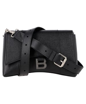 VINTAGE, RRP AS NEW
Compact and effortlessly cool, the Balenciaga XS Downtown Crossbody Bag is crafted from supple black calf leather with sleek silver-tone hardware for a bold, modern edge. Its structured design and adjustable strap offer both versatility and style for day-to-night wear. Pair it with a monochrome outfit and chunky boots to let the bag’s minimalist statement shine.

Balenciaga XS Downtown Crossbody Bag in Black Calf Leather

Condition: Excellent
Signs of wear: No retail tag, No visible sign of wear., 
Packaging: Dust bag
Color: Black
Material: Leather | calfskin leather
Size: One Size | One Size
Measurements: Width: 60; Height: 150; Length: 260
SKU: NAPPUGBBA507964W